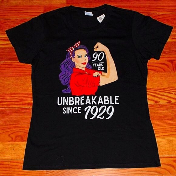 New Port & Company 90 Years Old Tee - Medium - Picture 1 of 9